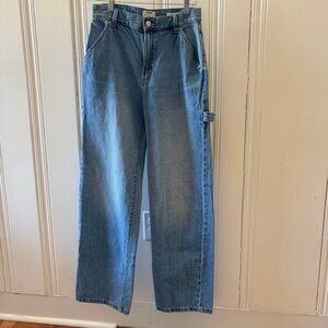 Cotton On Relaxed Carpenter Jeans - Light Blue Denim